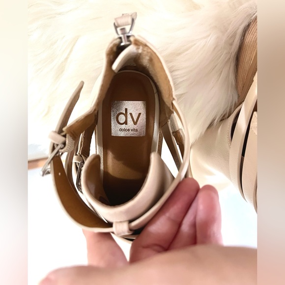 NWOT 7.5 Double Buckle Cutout Heeled Boots - Picture 9 of 11